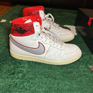 Awake NY Red and White Athletic Shoes